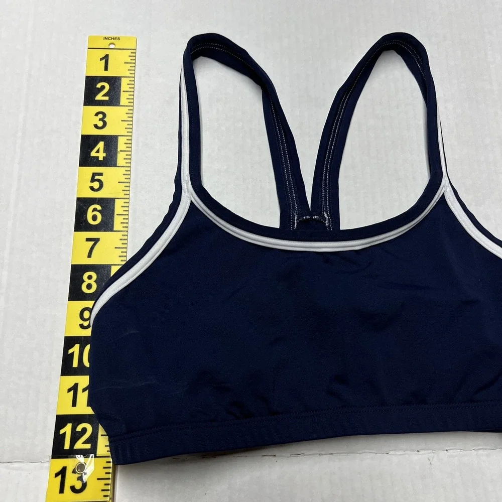 Dolfin‎ Swimwear Bikini Top Navy Blue & White Medium